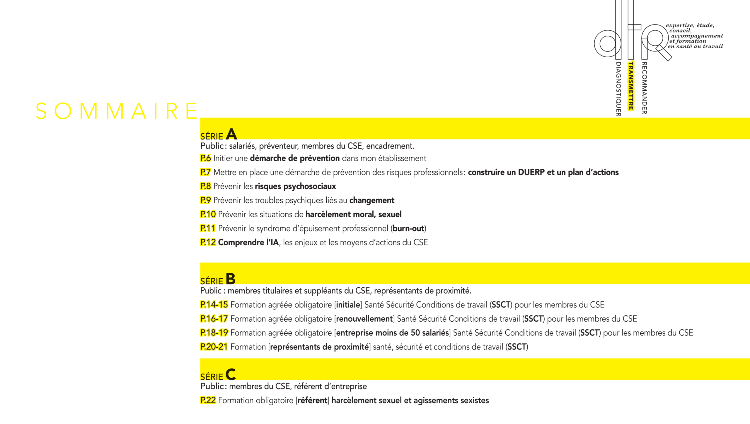 formation cse ssct